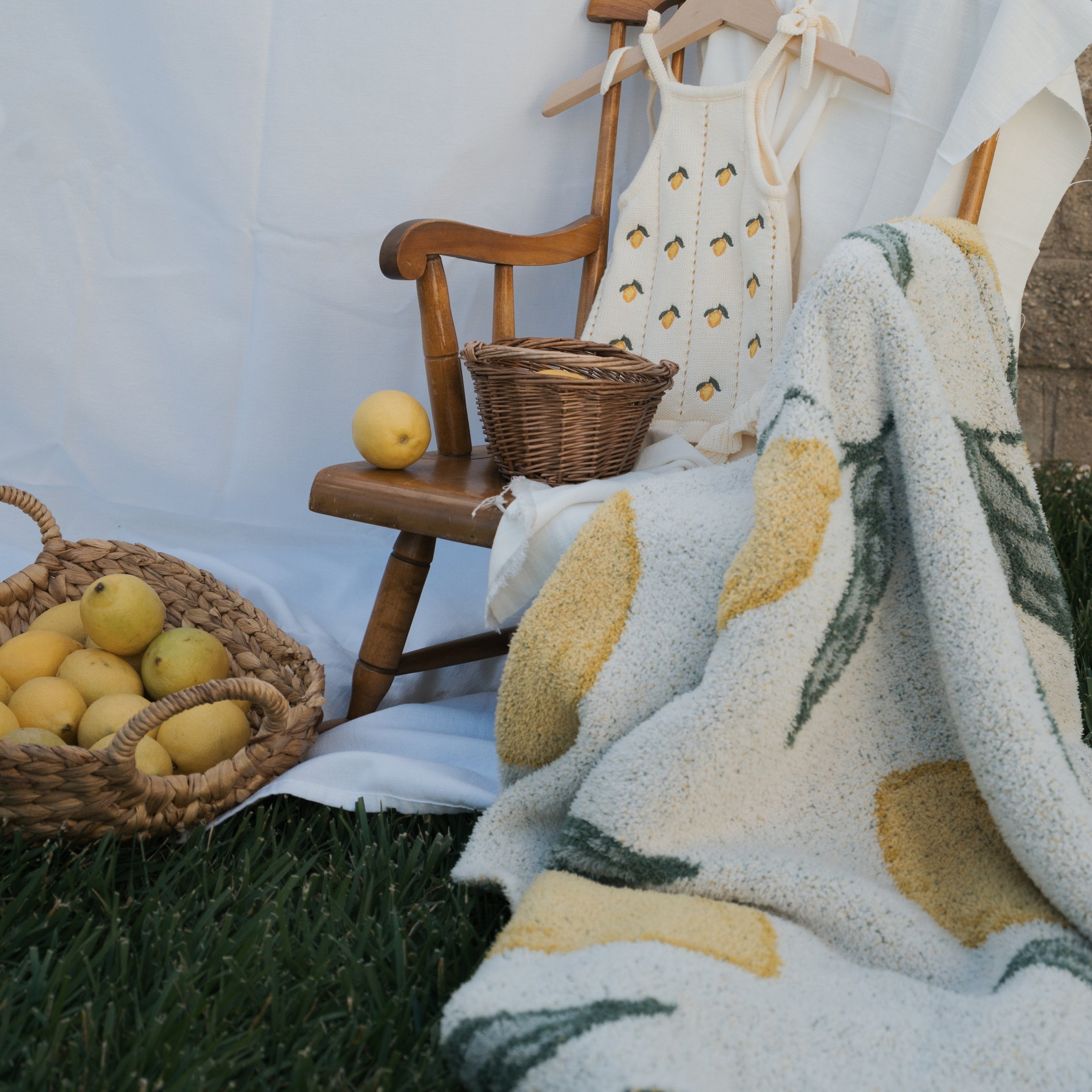 *pre-order* Plush Blanket | Lemon