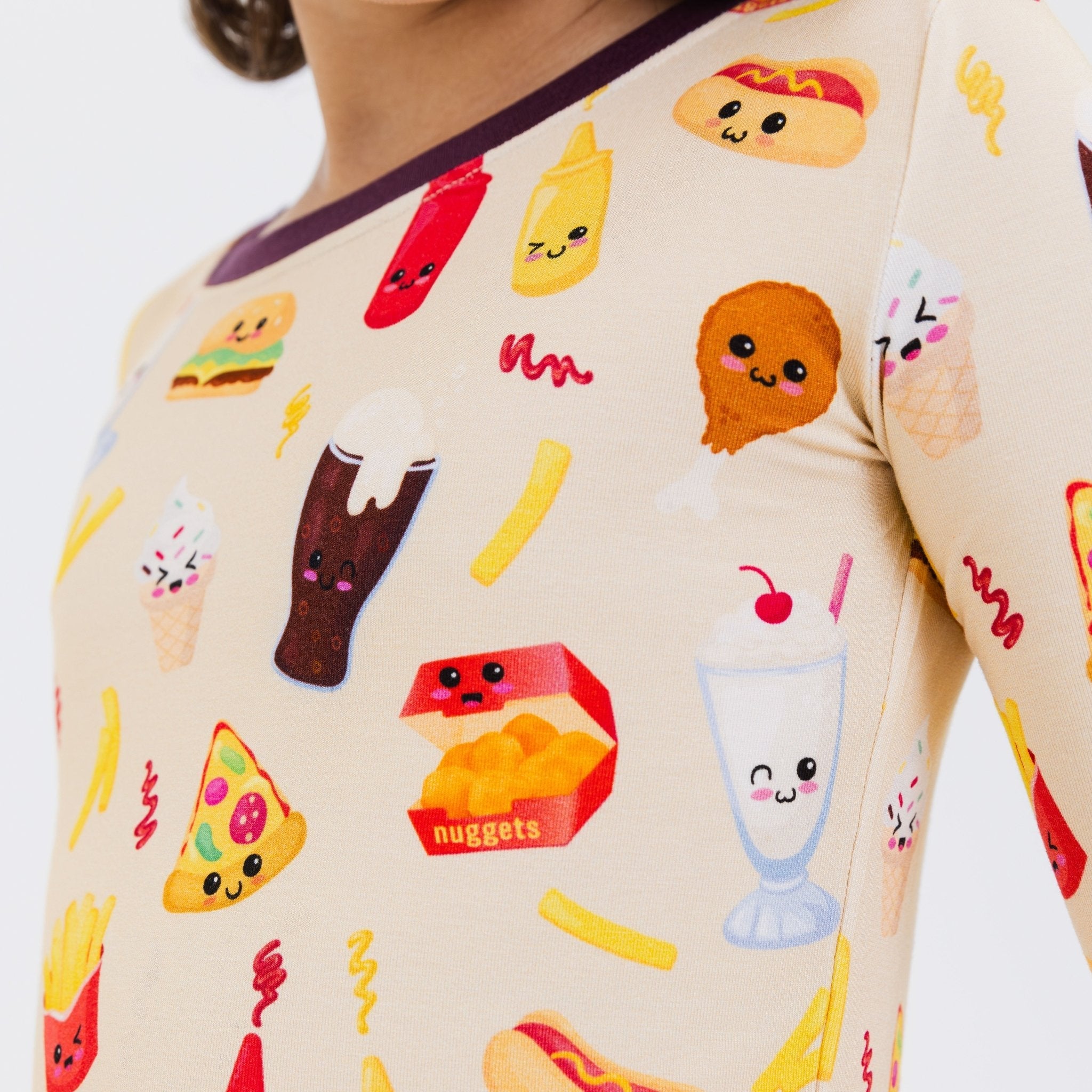 Blissful Bites Long Sleeve Pajamas