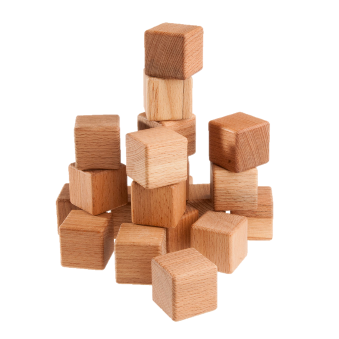 Classic Wooden Blocks For Toddlers, 20- Pieces