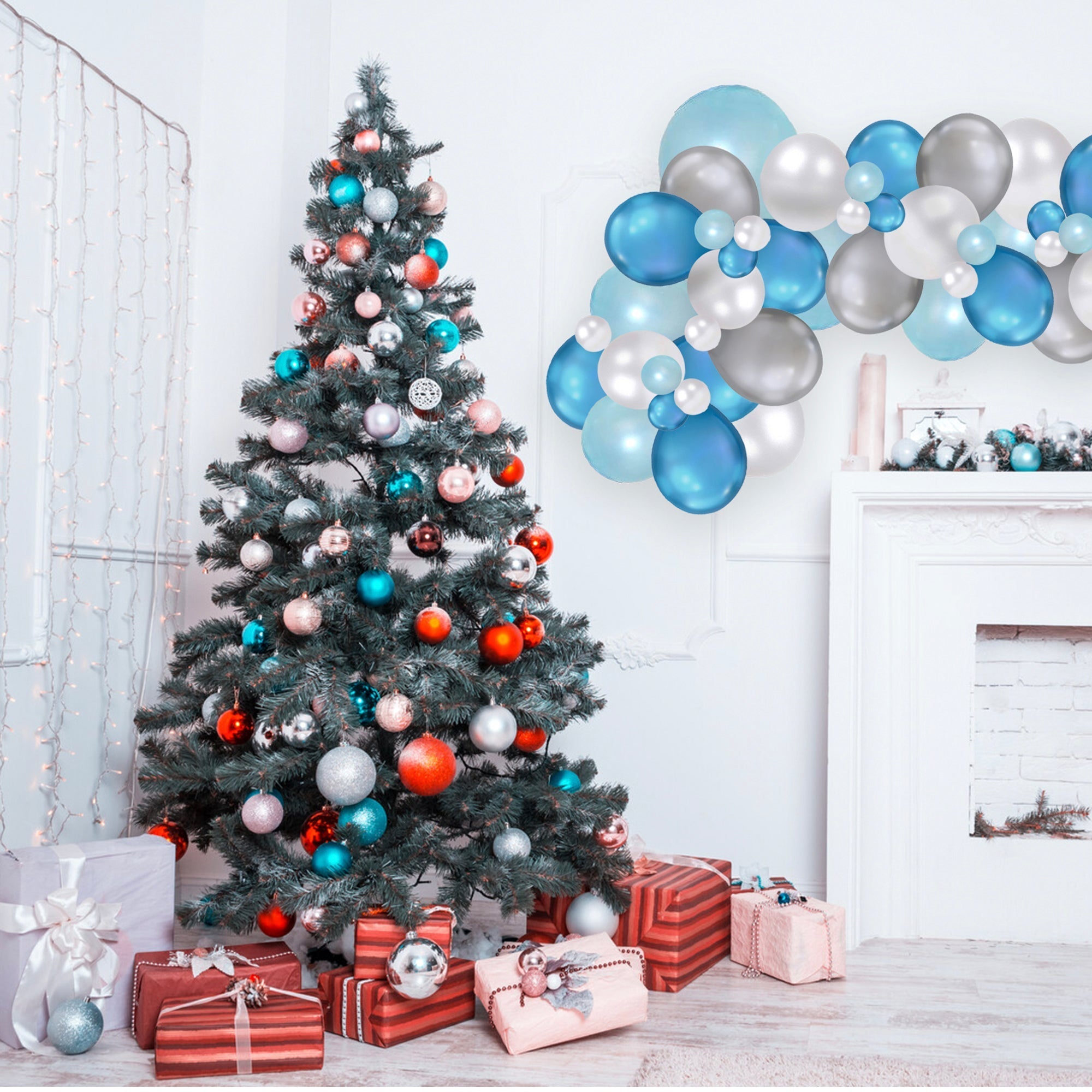 Winter Wonderland Balloon Garland Kit