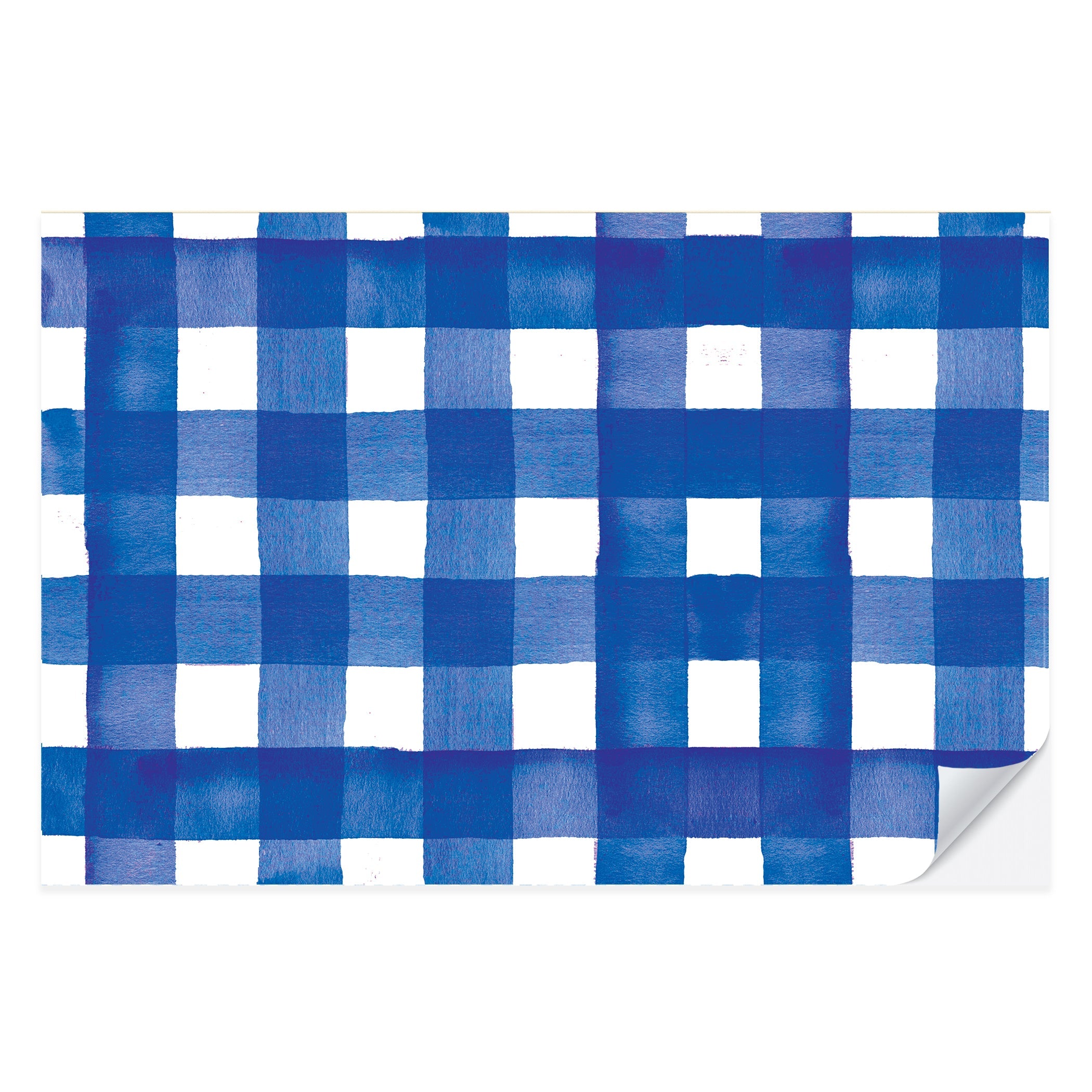 Blue Gingham Placemat Pad