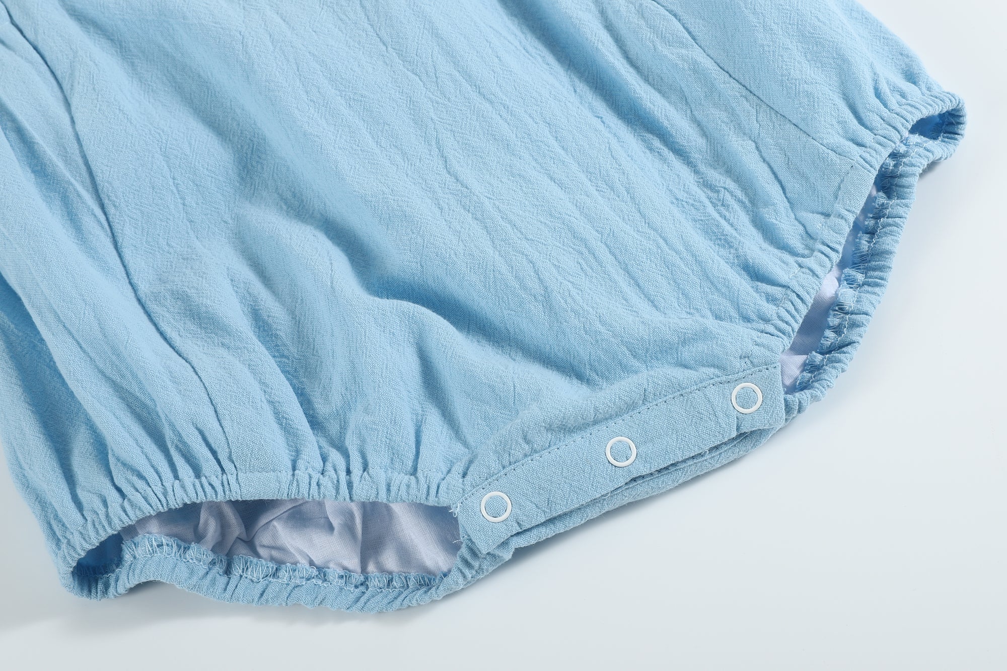 Blue Pumpkin Bubble Ruffle Romper