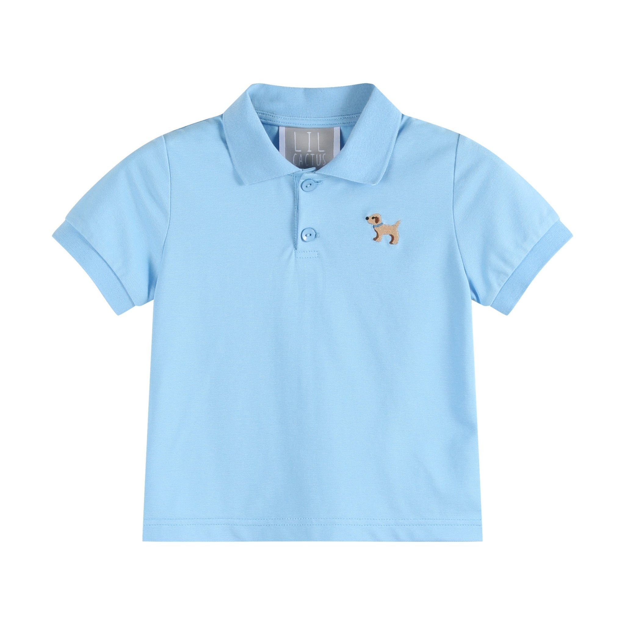 Blue Puppy Golf Polo Shirt