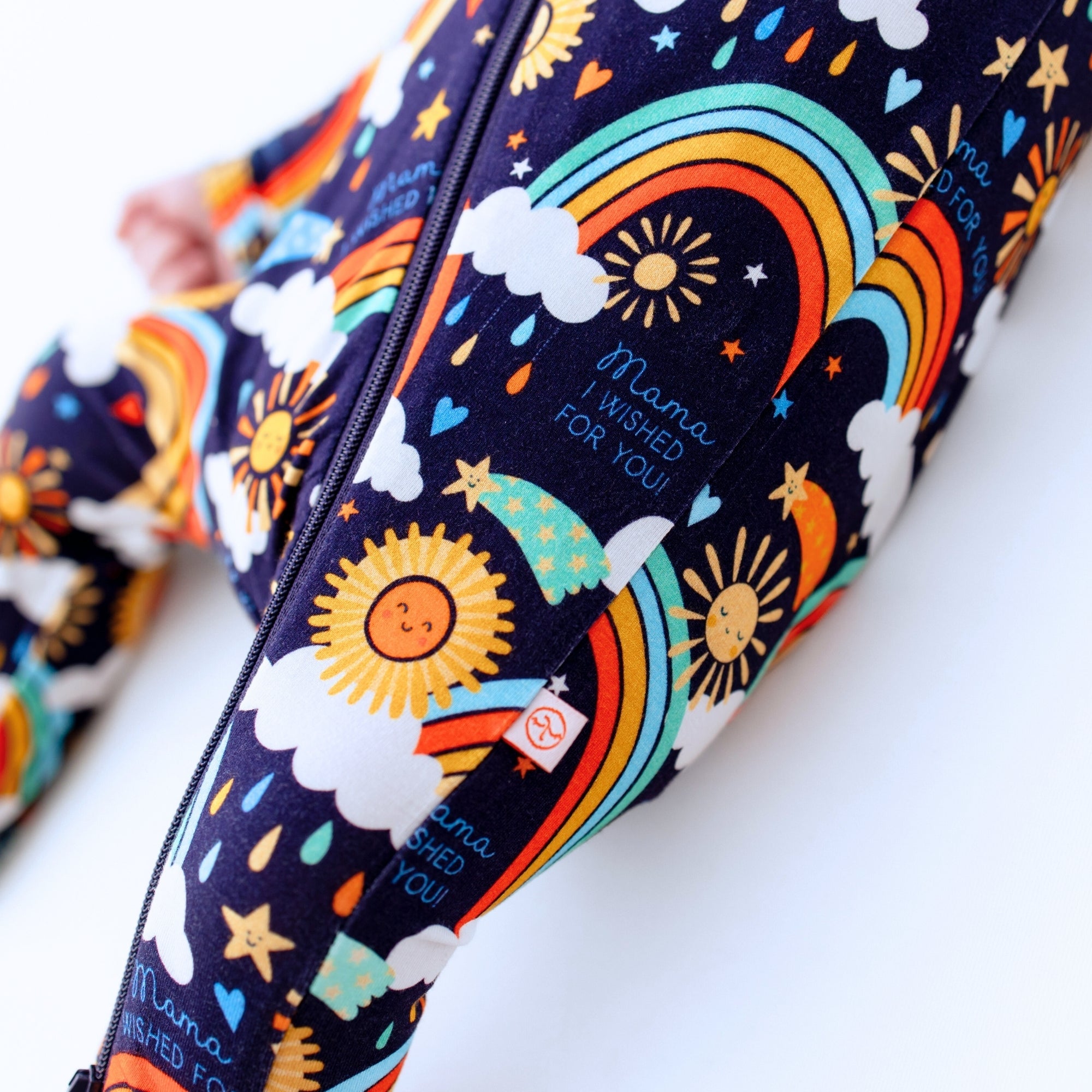 The Second-skin Footie | Here Comes The Sunshine (blue) | "mama, I Wished For You"