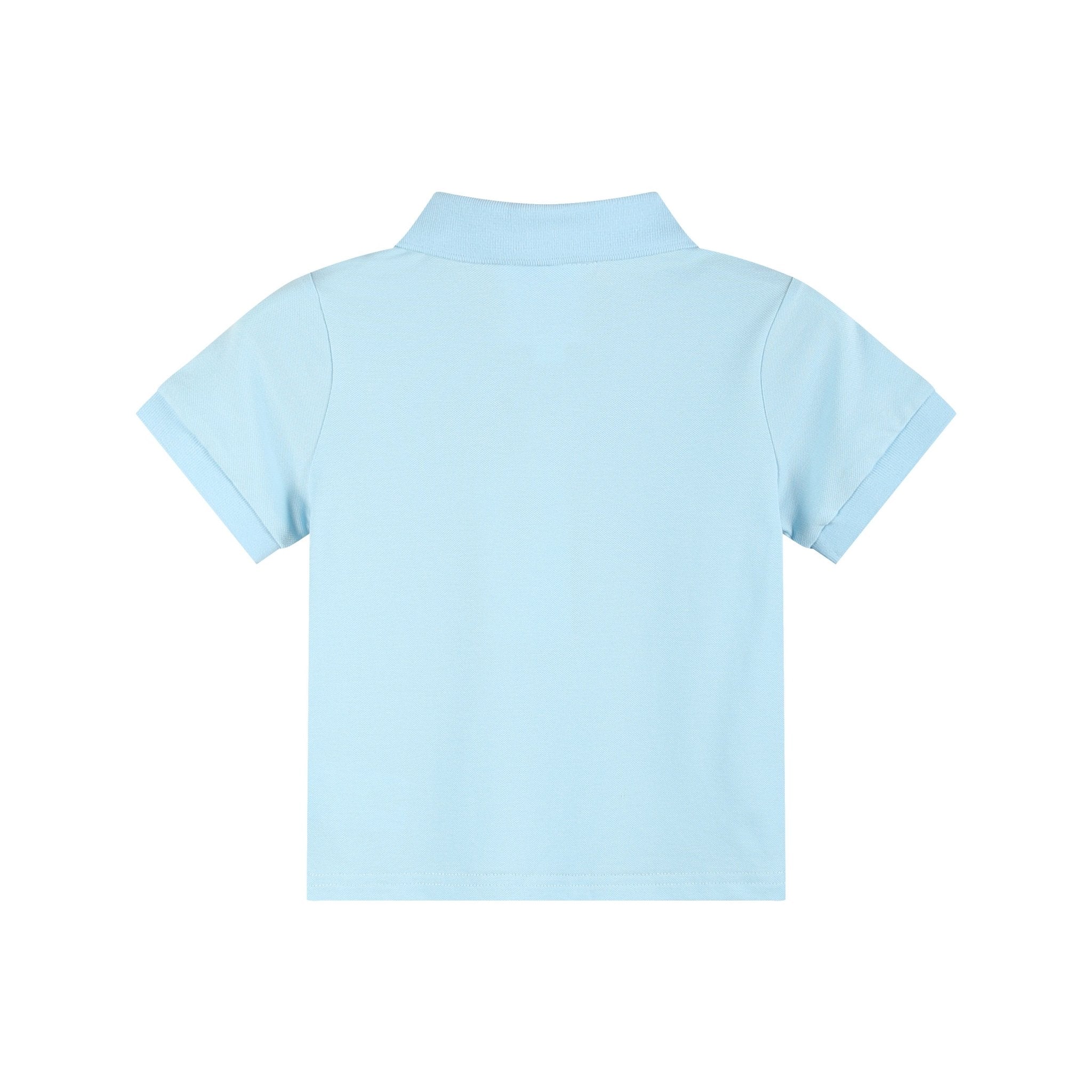 Blue Usa Flag Polo Shirt