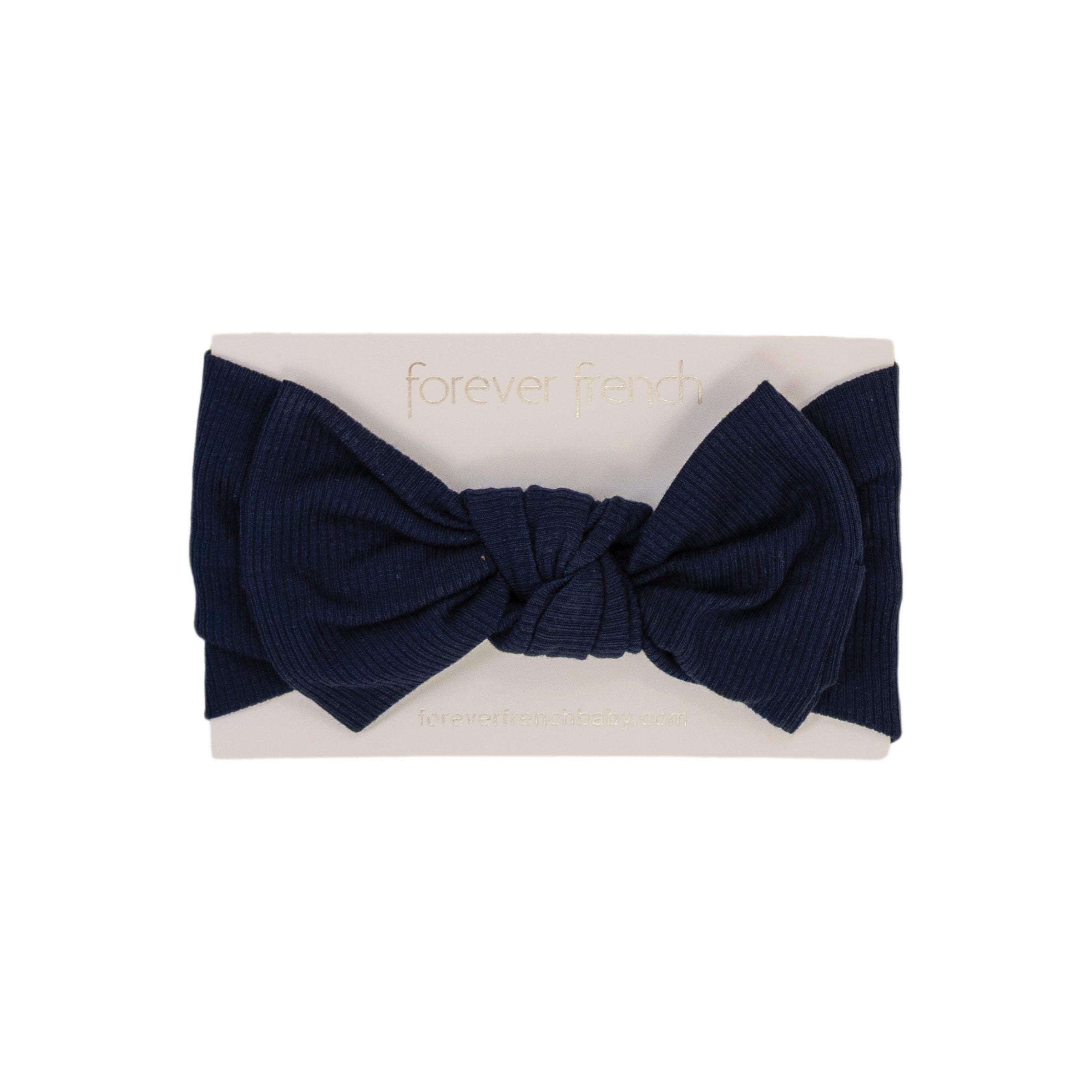 Bamboo Head Wrap | Blueberry Ribbed