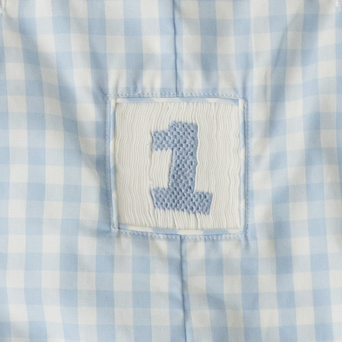 Boys Smocked First Birthday Jon Jon