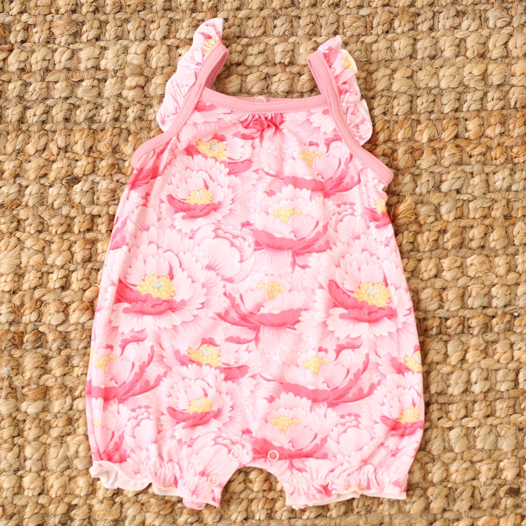 Blush Dreams Floral Bubble Romper