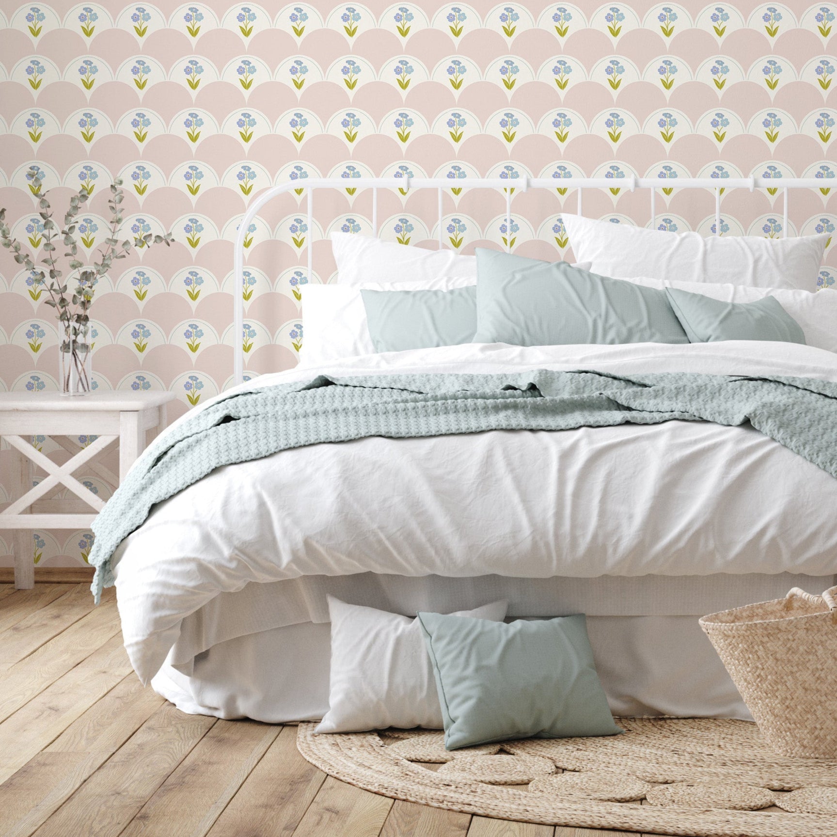 Ophelia Wallpaper By Linen And Paper Design