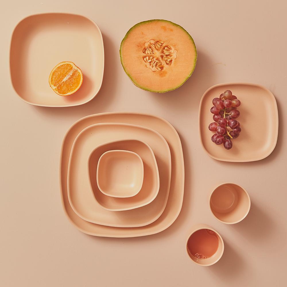 Bamboo Cereal Bowl - 4 Piece Set - Blush