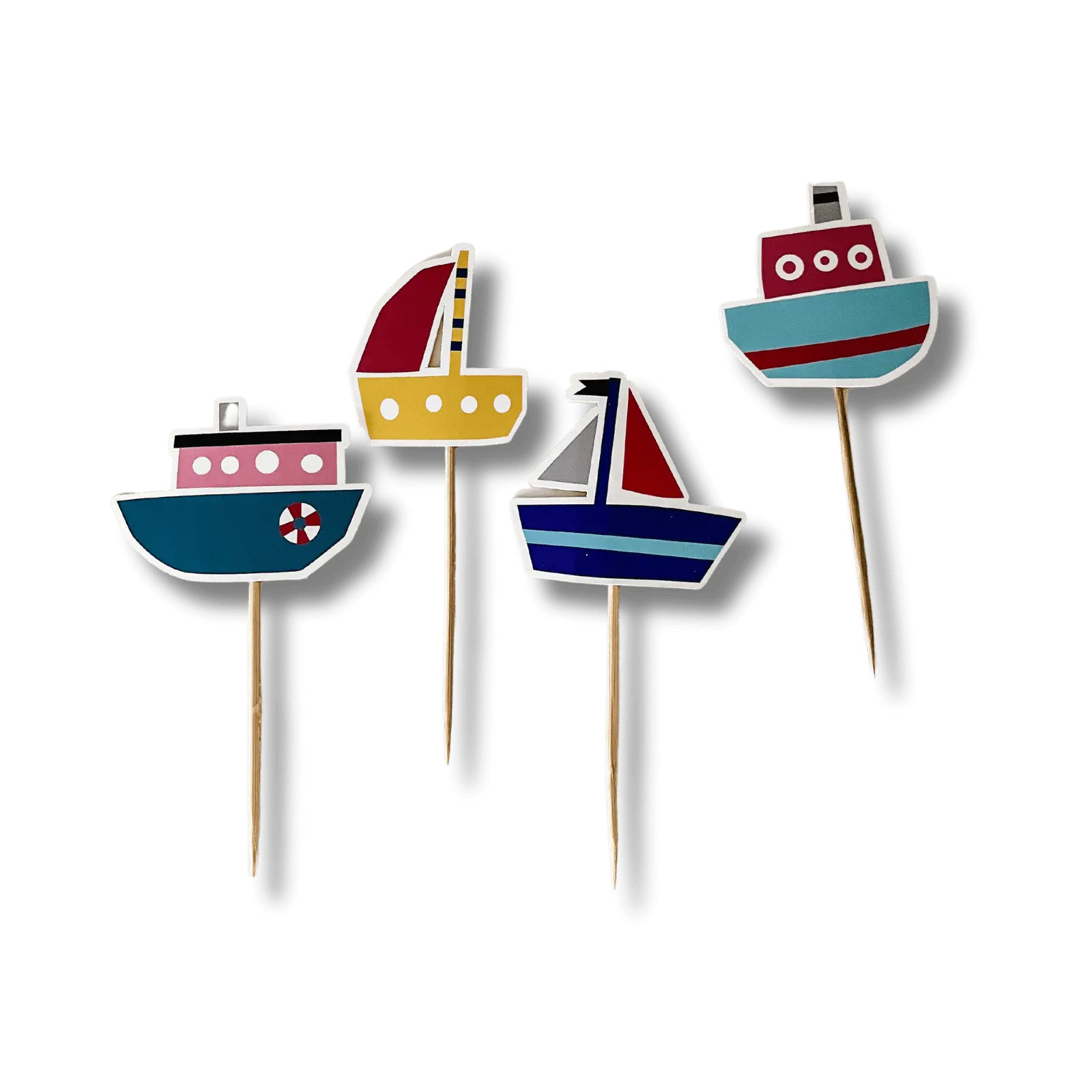 Boat Cupcake Toppers (8 Per Set)