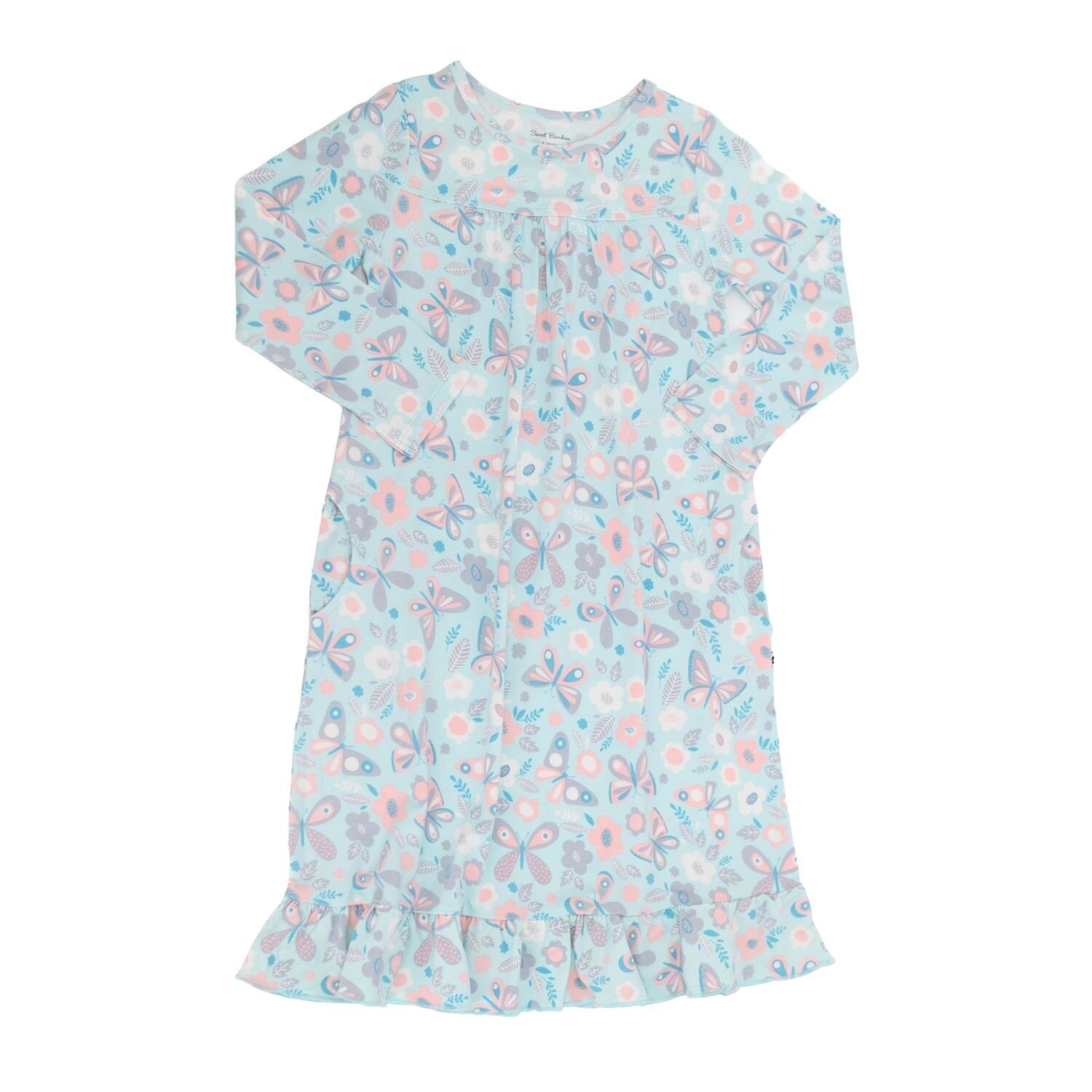 Boho Dress - Butterfly Aqua