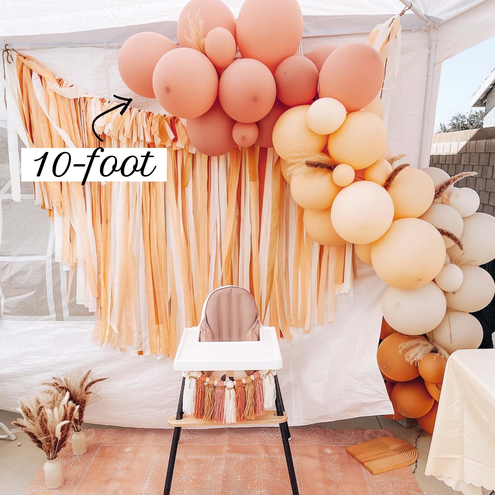 Moody Boho Rainbow Balloon Arch Kit – Dusty Rose + Mocha