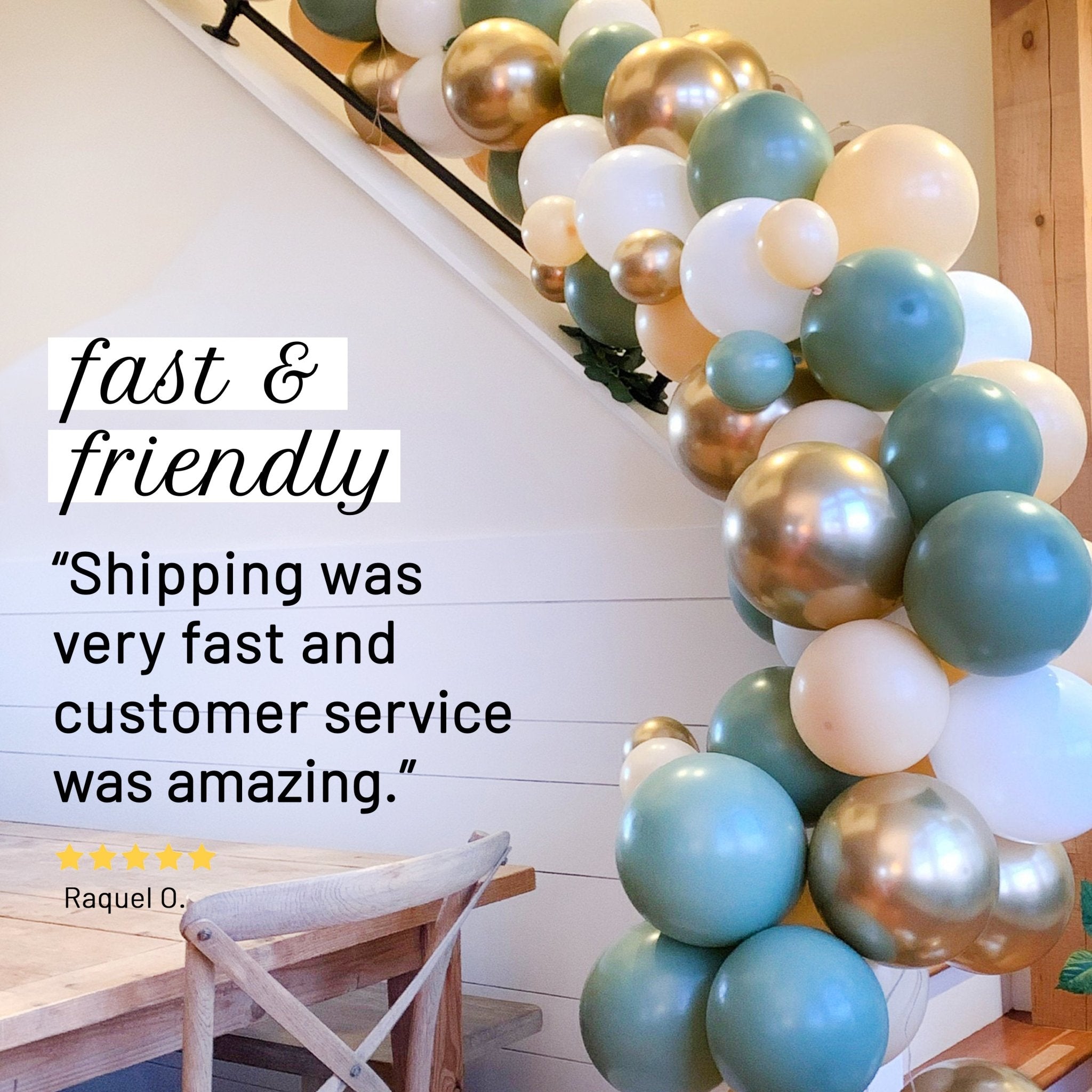 Boho Safari Balloon Garland Kit – Green, Gold, Blush