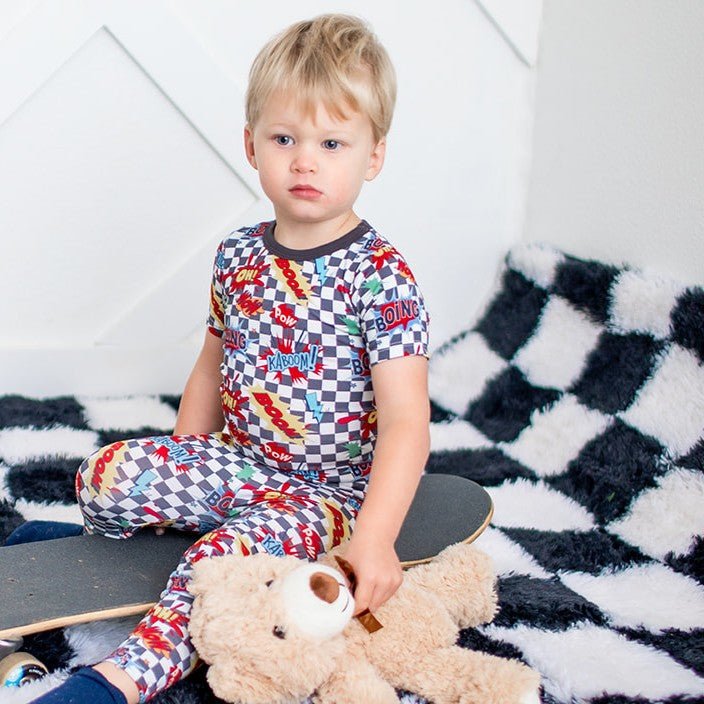 Boomin Checks S/s Pajama