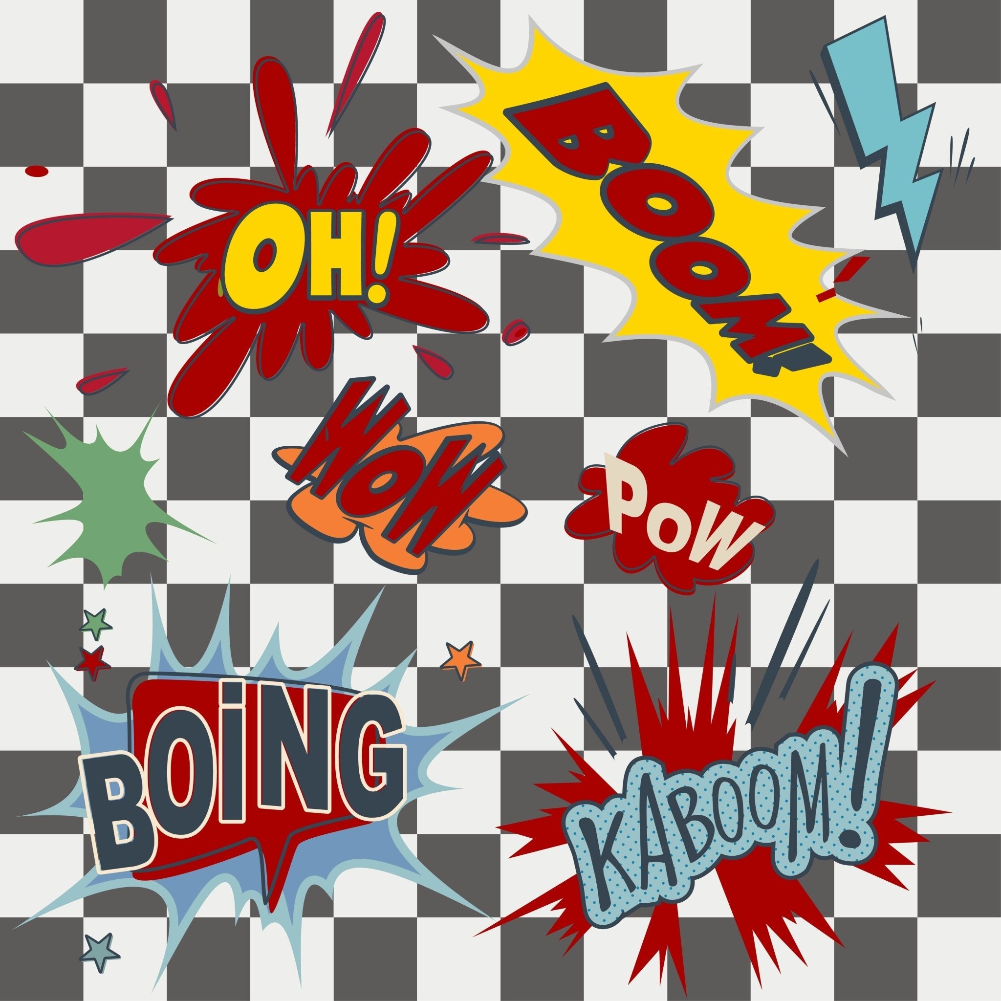 Boomin Checks Footie