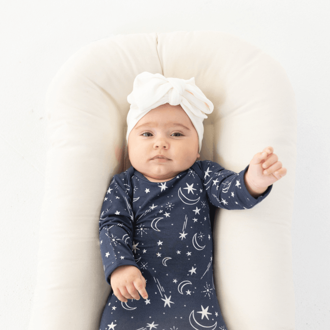 Bow In White (ribbed)