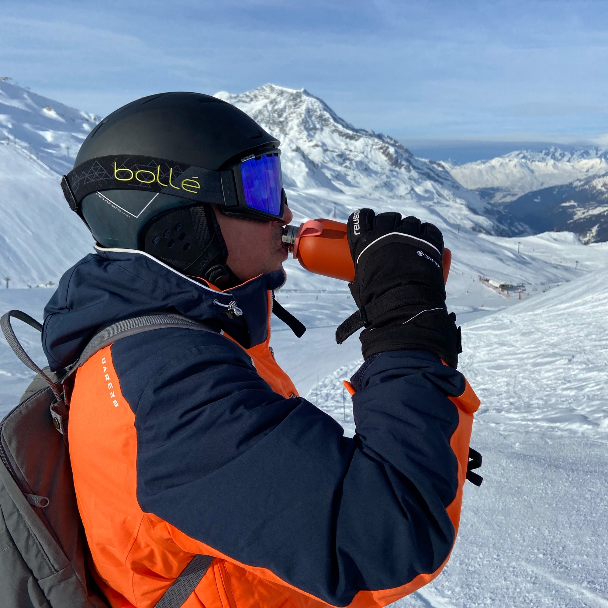 Insulated Reusable Bottle 16 Oz - Brick