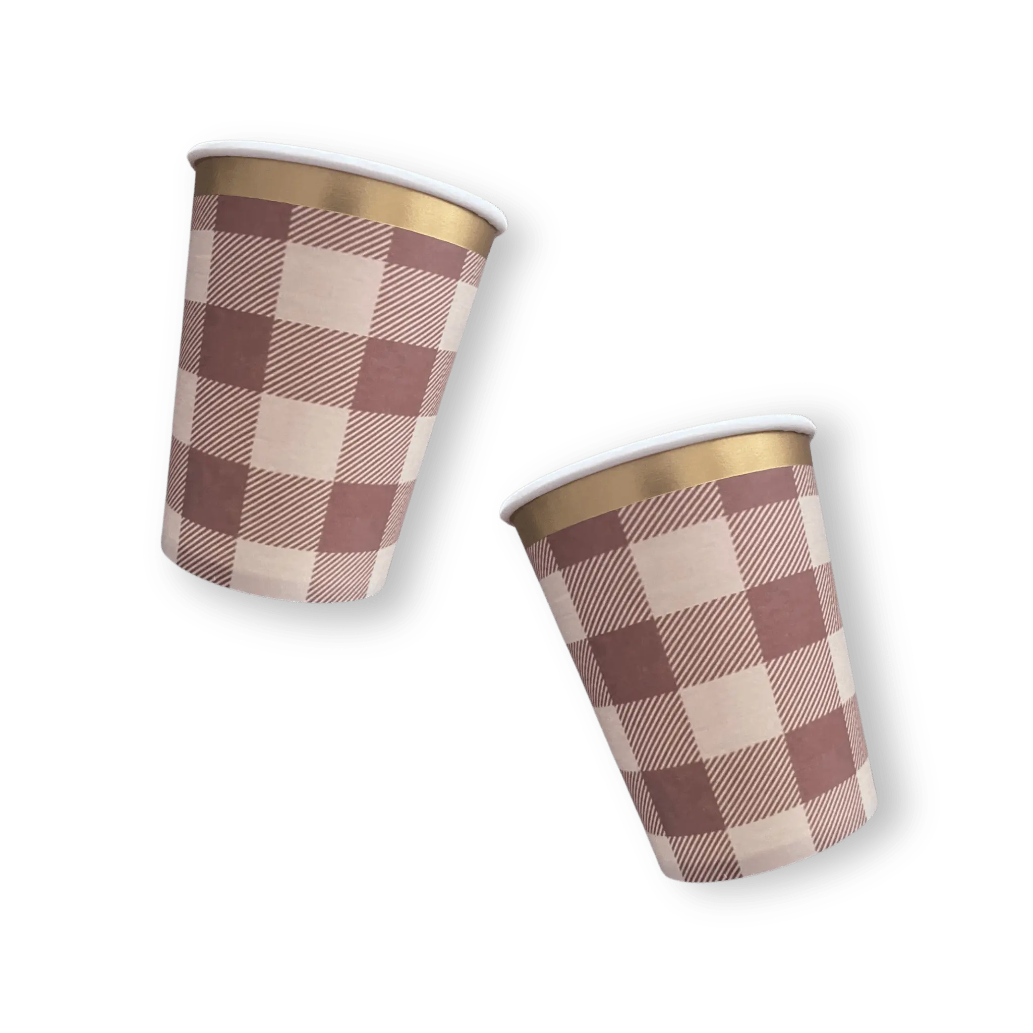 Fall Plaid Cups