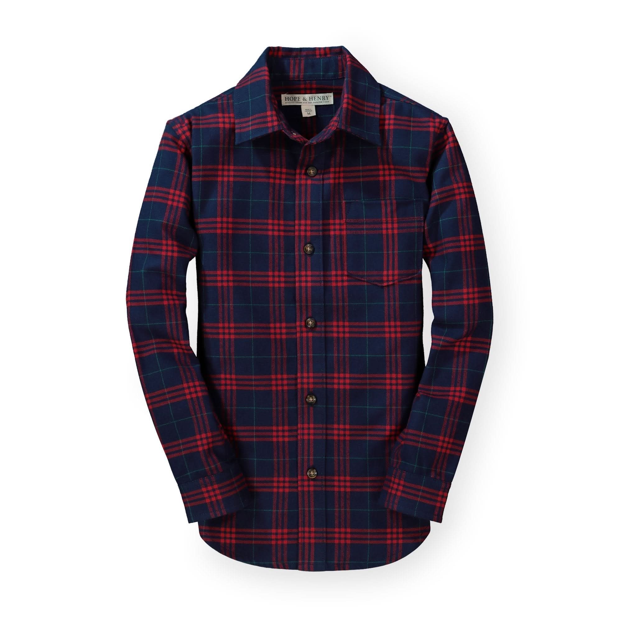 Brushed Flannel Button Down Shirt