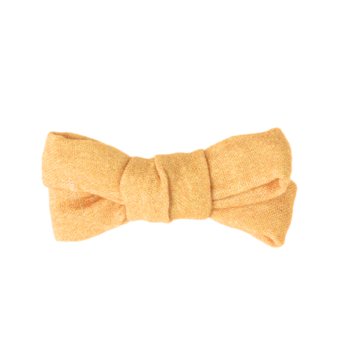 Single Bow Hair Clip | Organic | Buckwheat