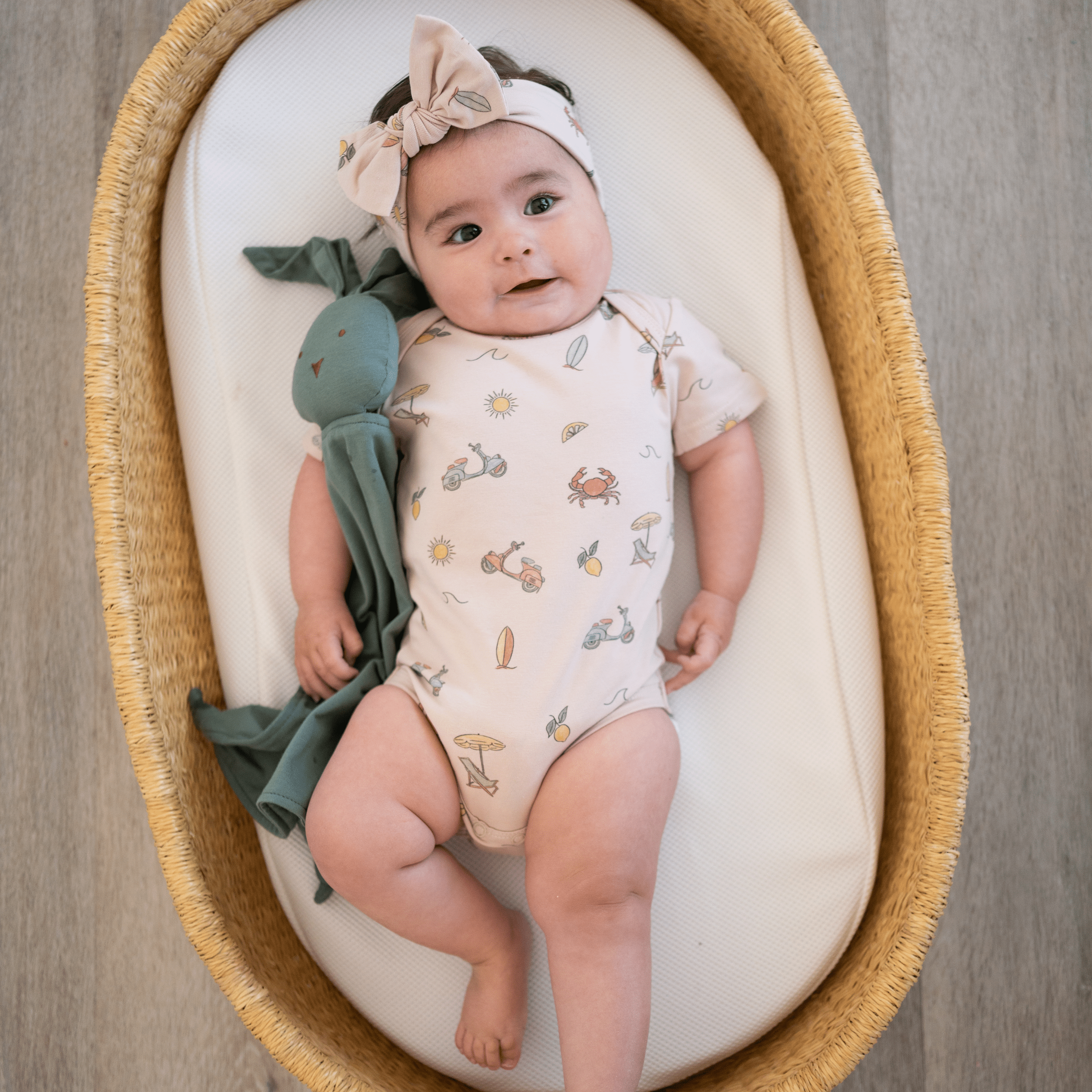 Organic Cotton Short Sleeve Bodysuit – Summer Vibes