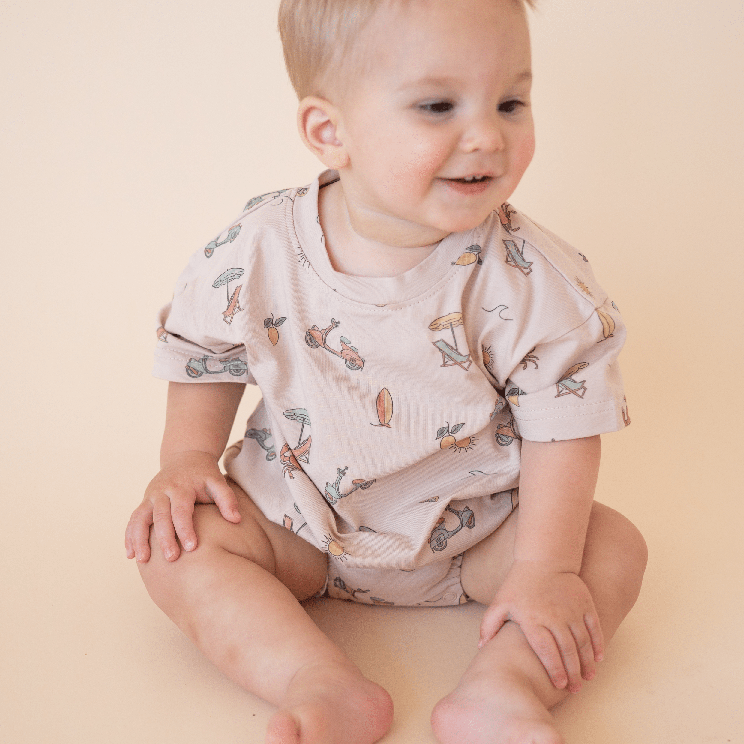 Organic Cotton Bubble Romper – Summer Vibes