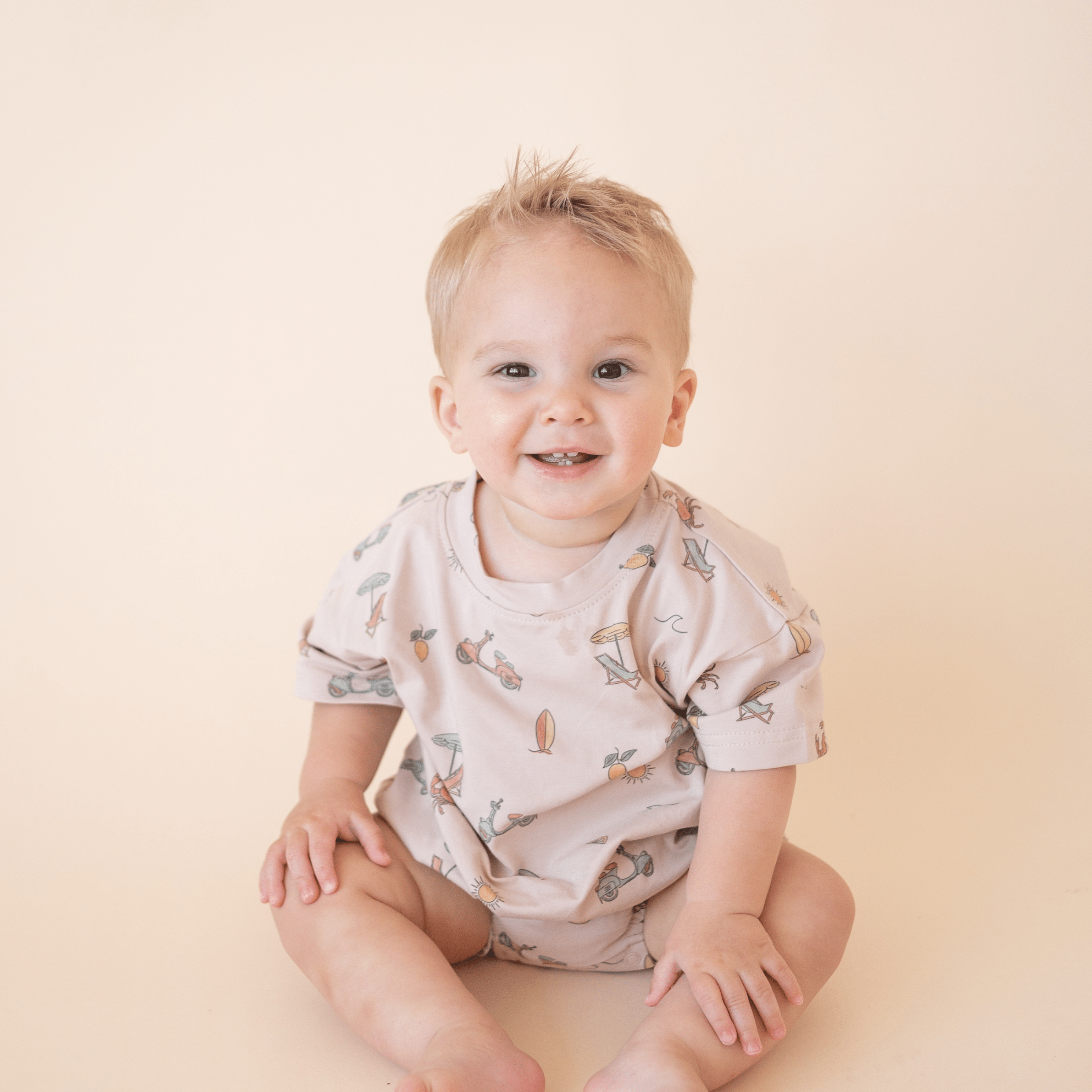 Organic Cotton Bubble Romper – Summer Vibes
