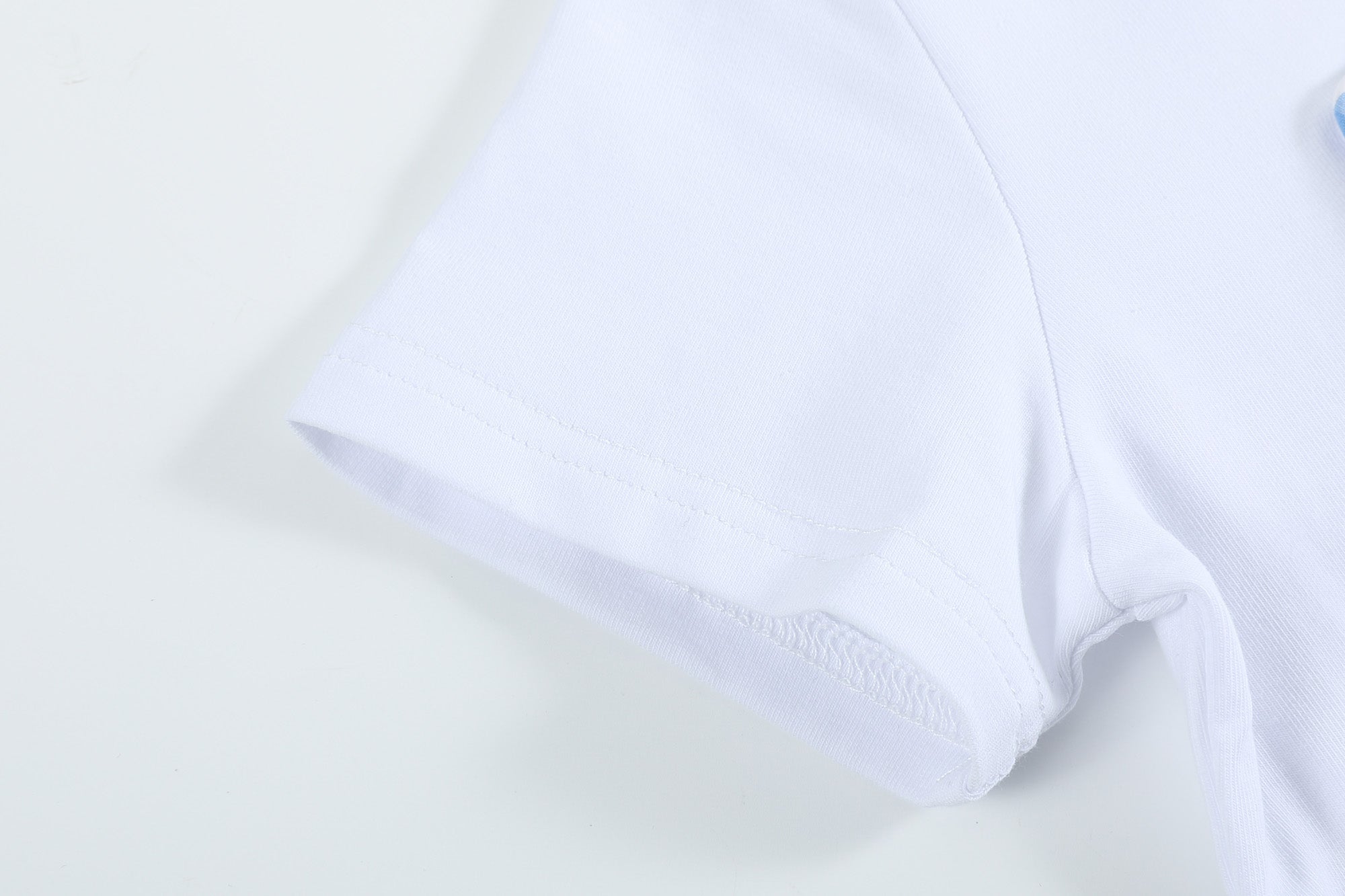 Bunny Family Smocked Tee And Blue Gingham Shorts Set