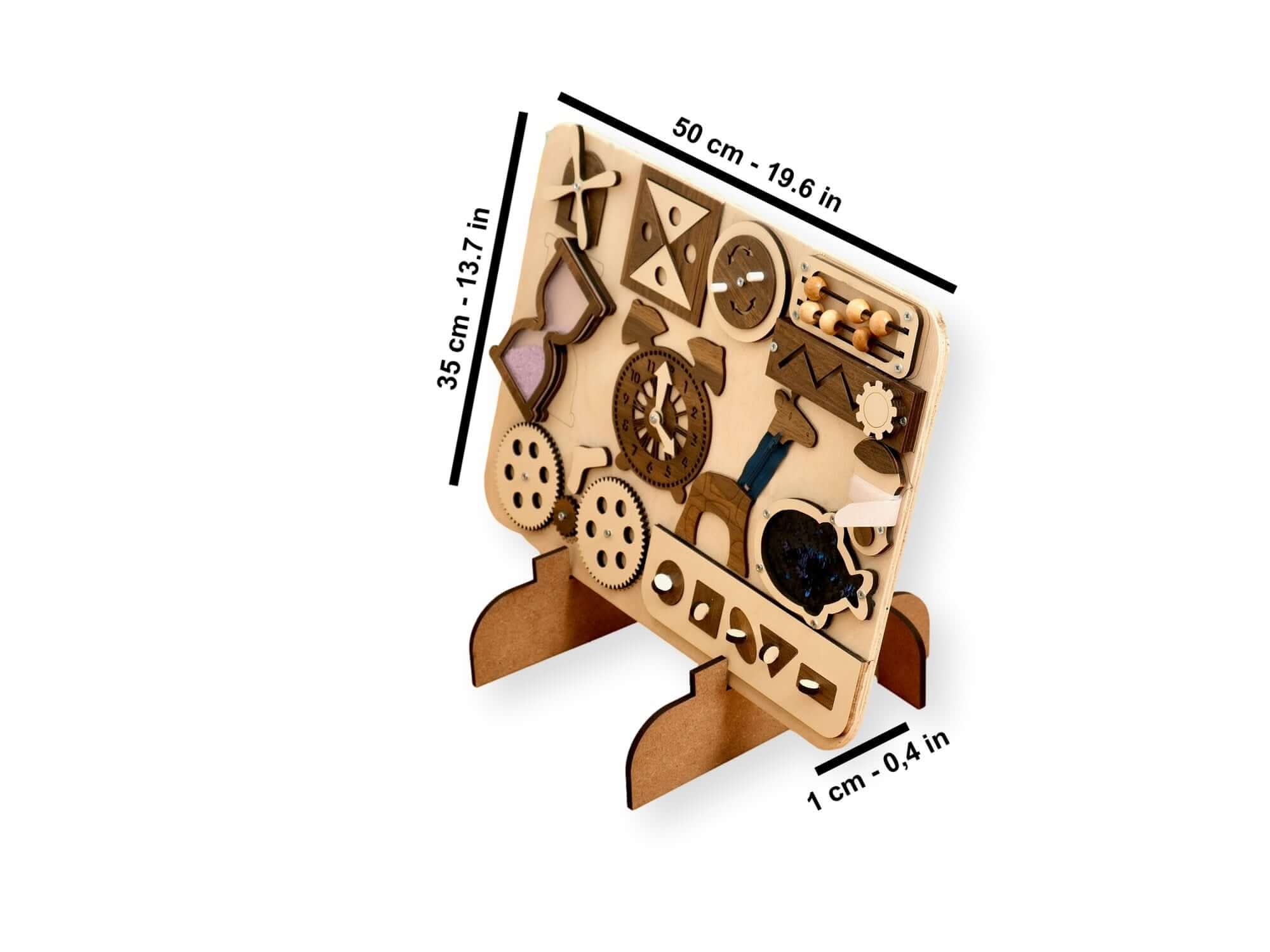 Wooden Busy Board For Toddlers