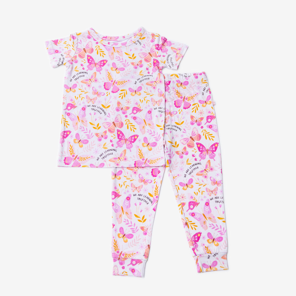The Second-skin 2-piece Short Sleeve Pajama | Butterfly Smoochies