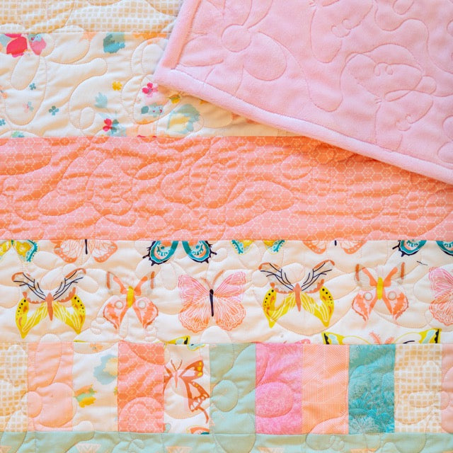 Bricks And Beams Quilt Kit - Butterflies