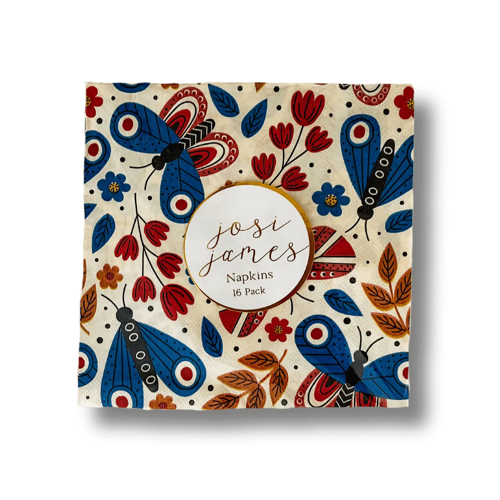 Buttefly Napkins Large, Set Of 8