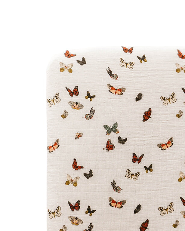 Butterfly Migration Crib Sheet
