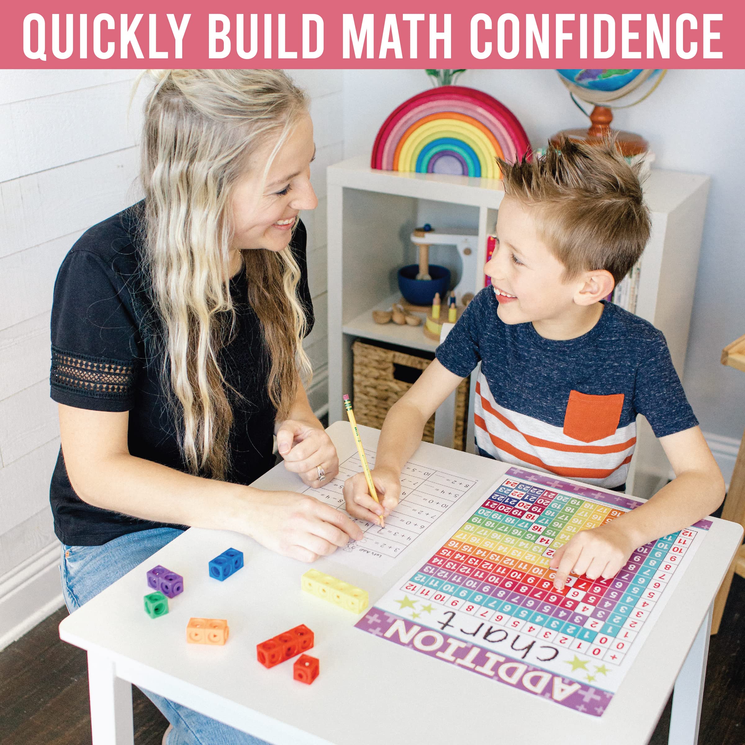 Math Whiz All-in-one Bundle: Colorful 12 Poster Pack