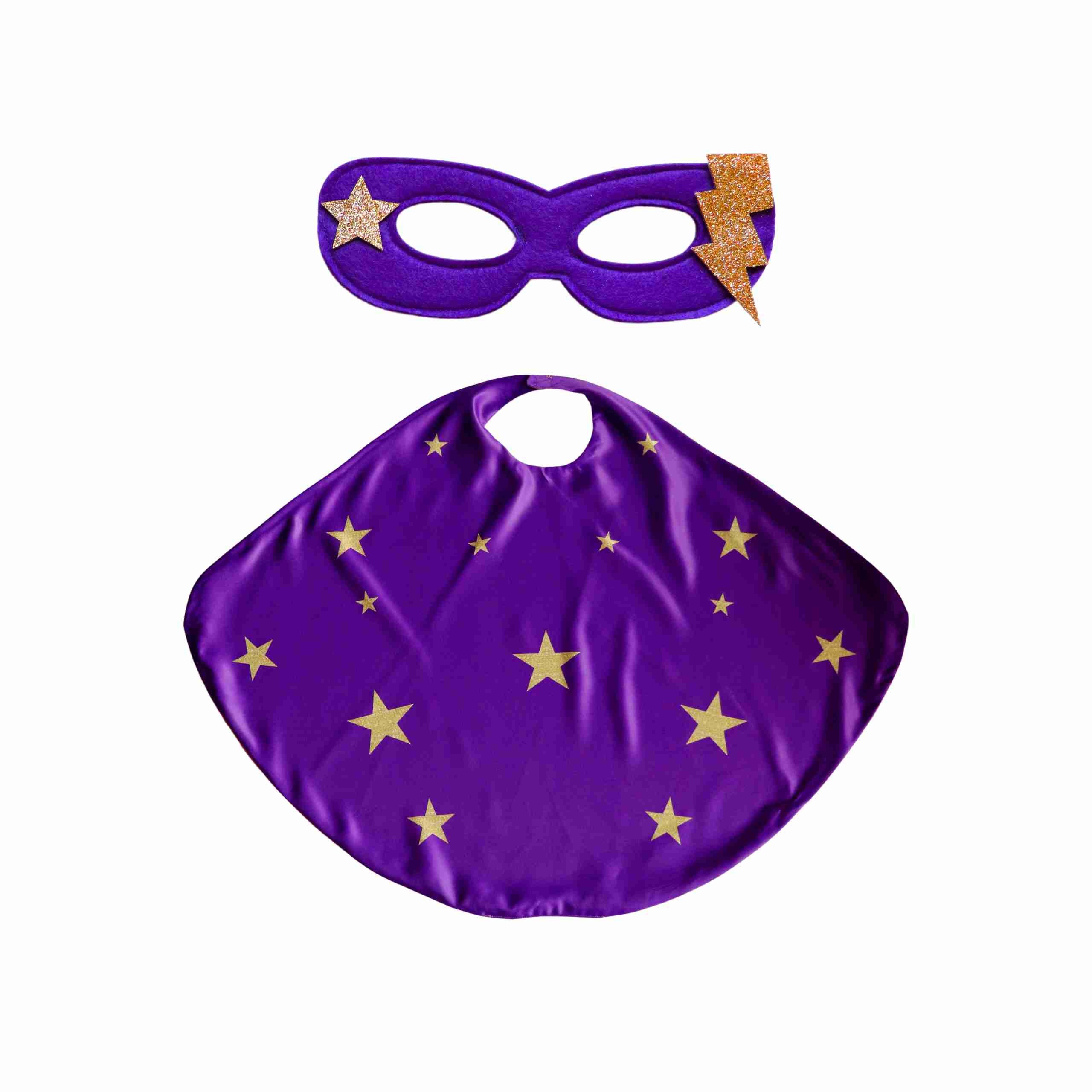 Superhero Star Costume Set, Pink/purple