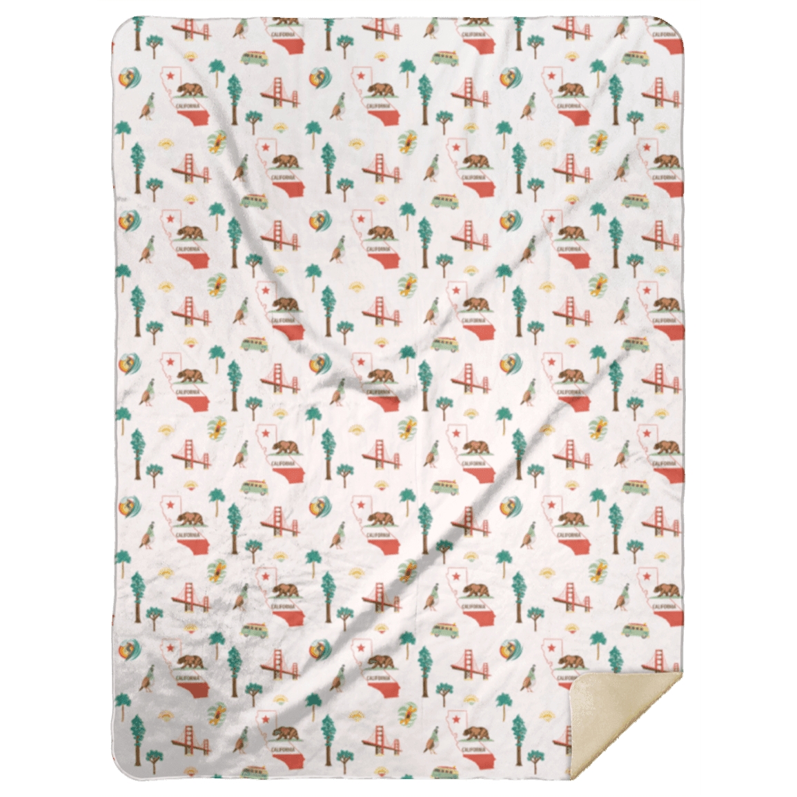 California Plush Throw Blanket 60x80