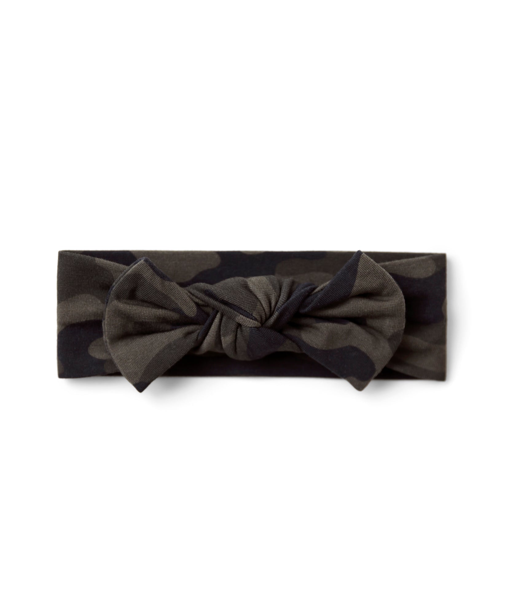 Dark Camo Headband Bow