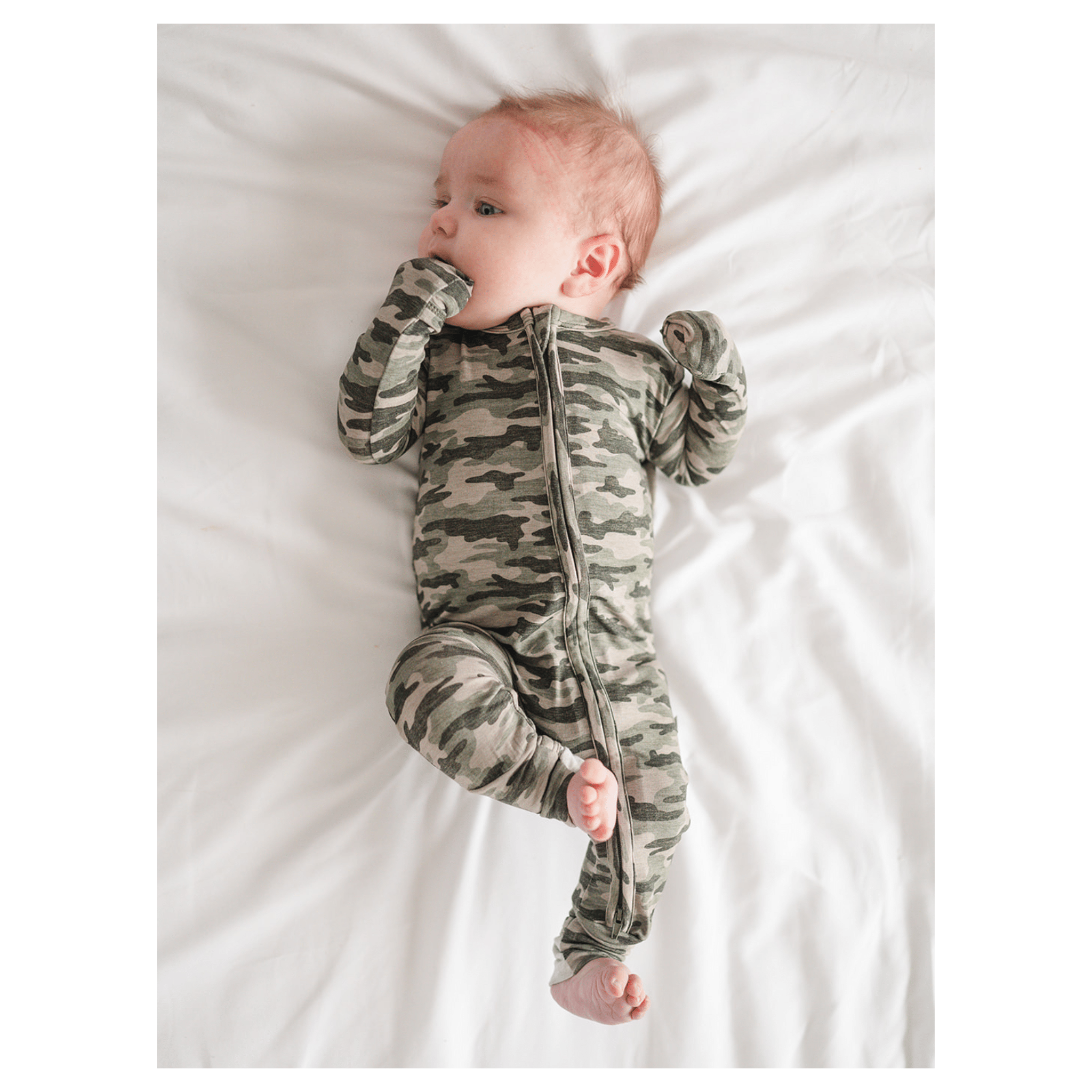 Zipper Romper - Camo