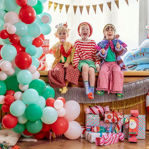 Pink Spiral Candy Balloons