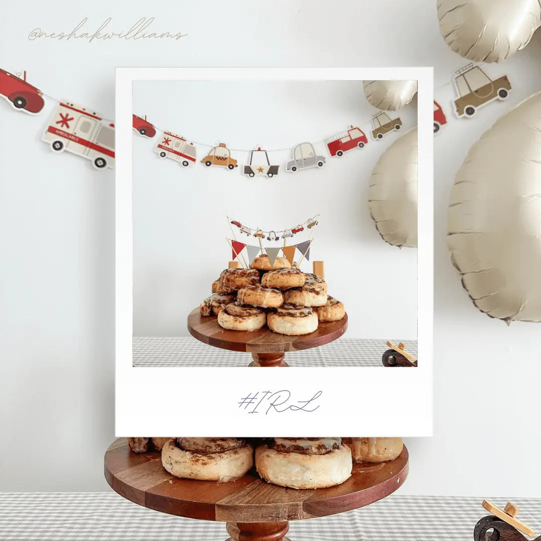 Car Cake Banner