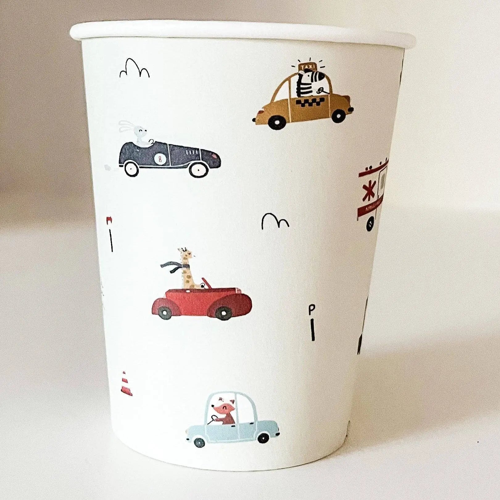 Car Cups (set Of 8)