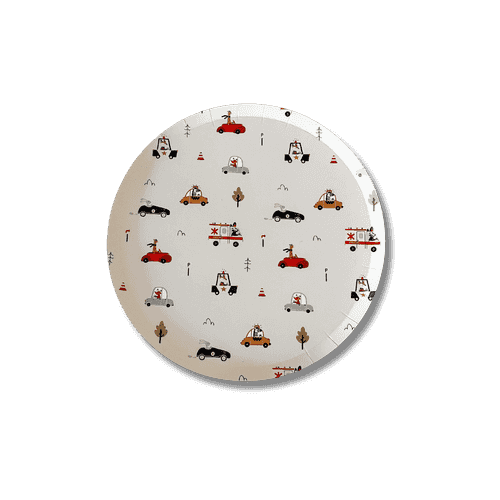 Car Small Plate (set Of 8)