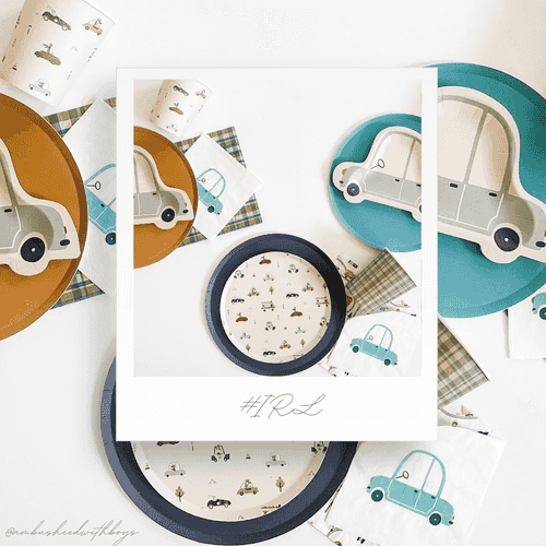 Car Small Plate (set Of 8)