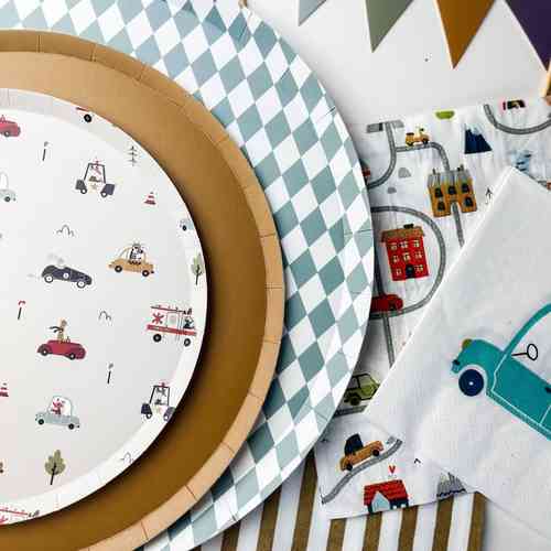 Car Small Plate (set Of 8)