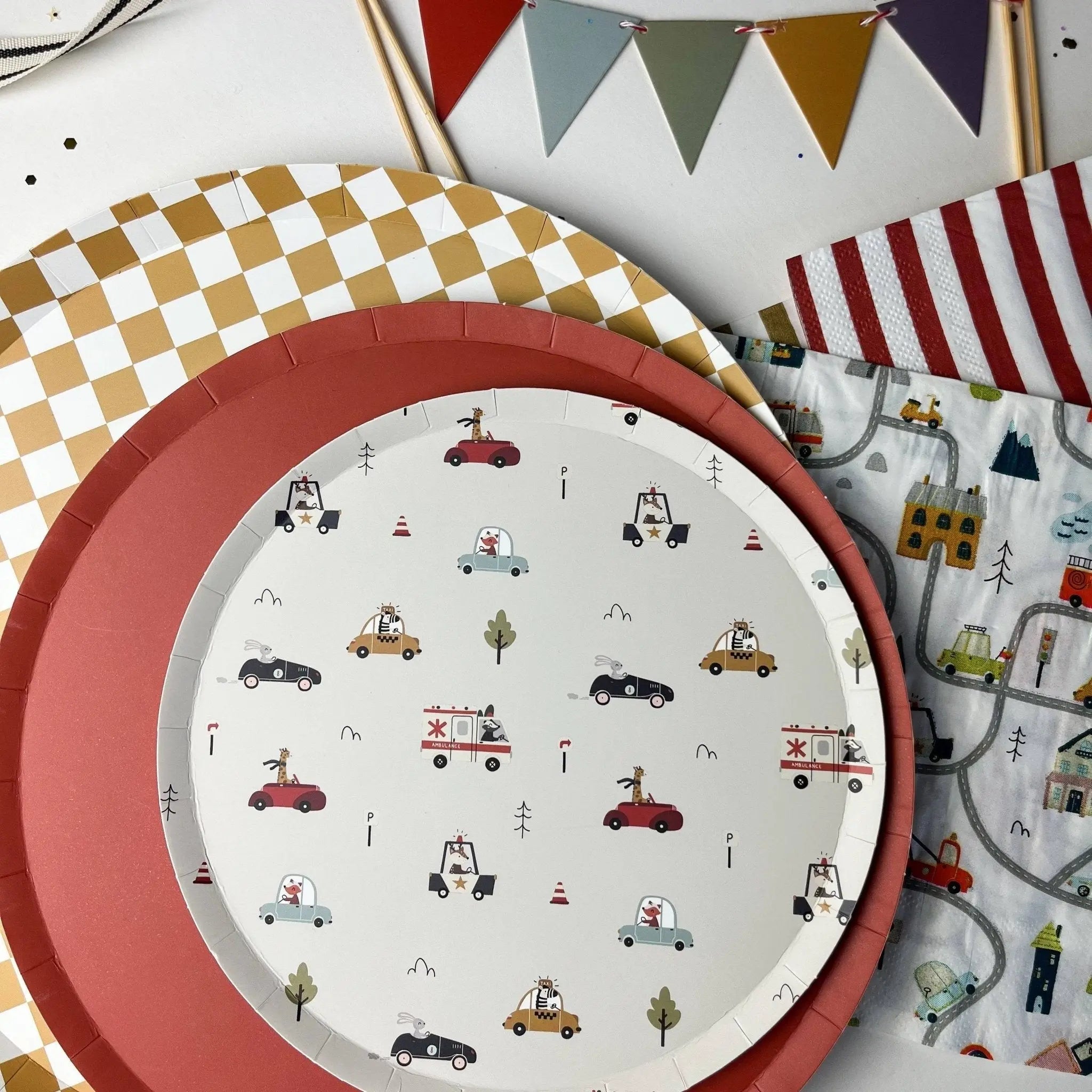 Car Napkins Large (set Of 16)