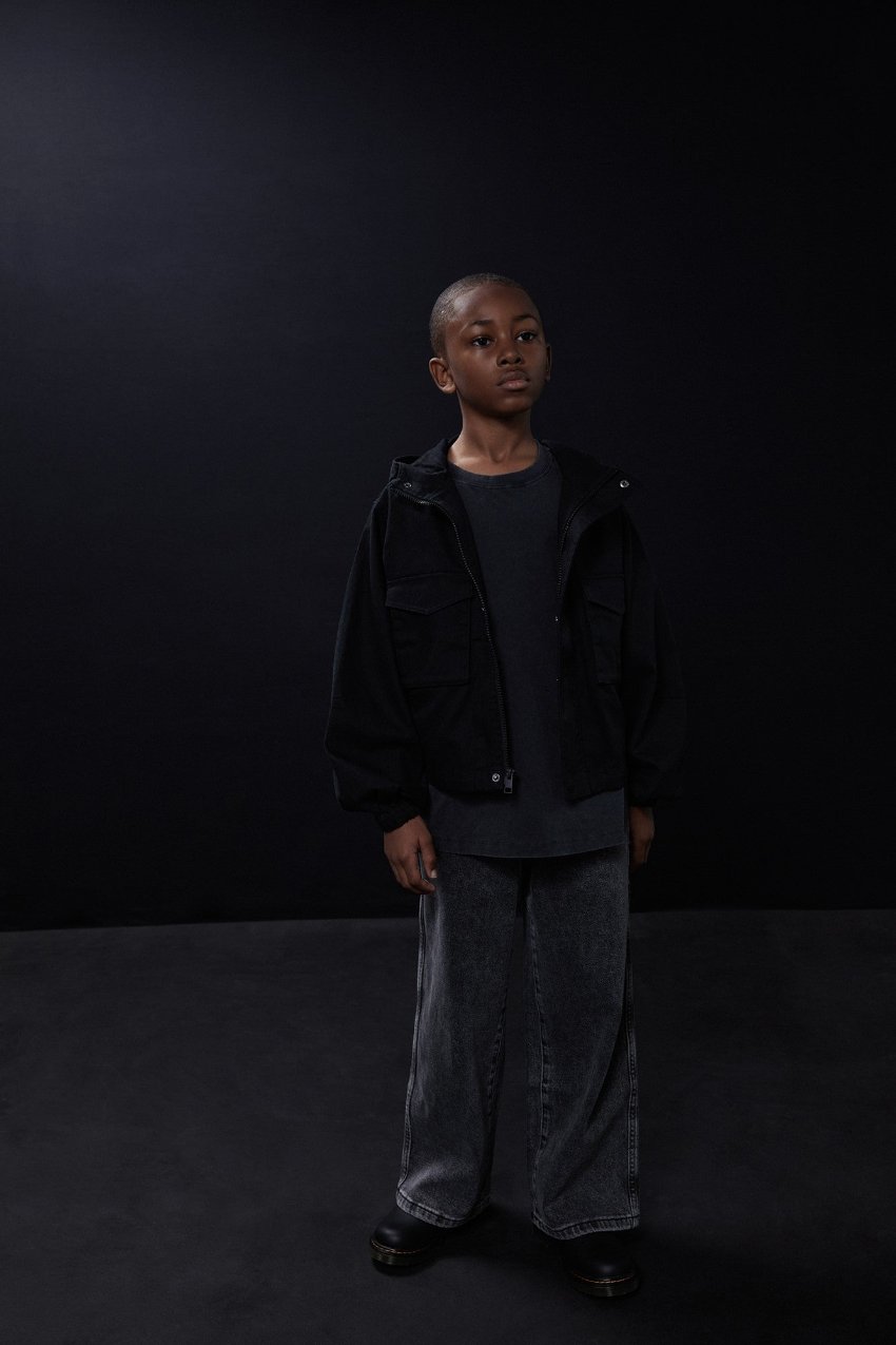 Organic Cotton Boxy Cargo Jacket