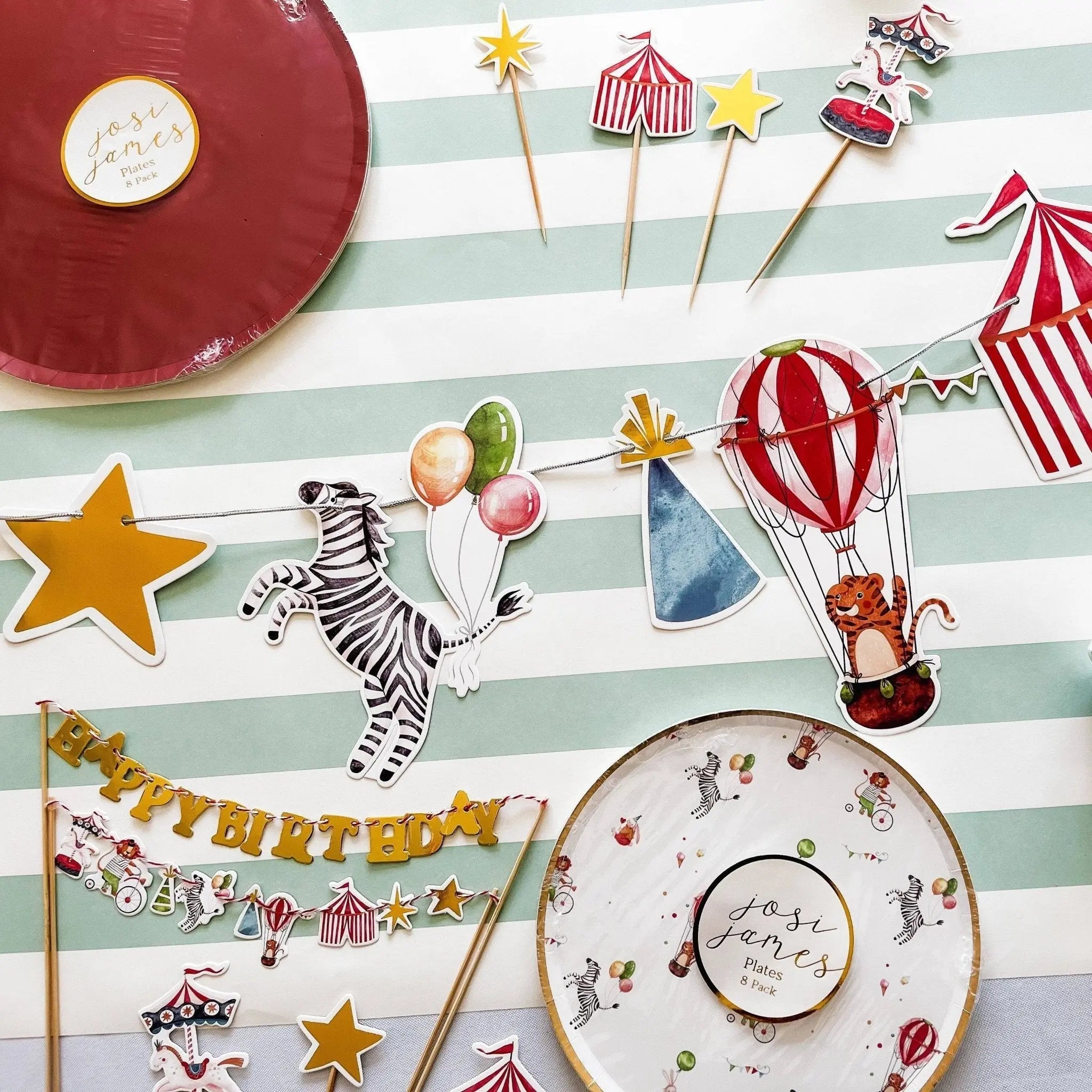Carnival Cake Banner