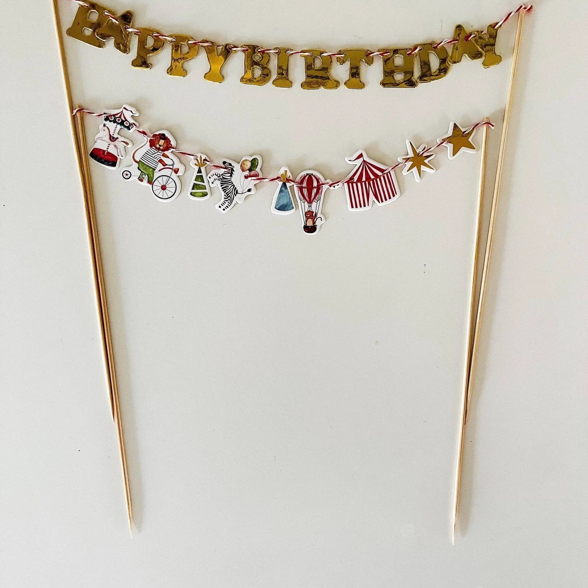 Carnival Cake Banner
