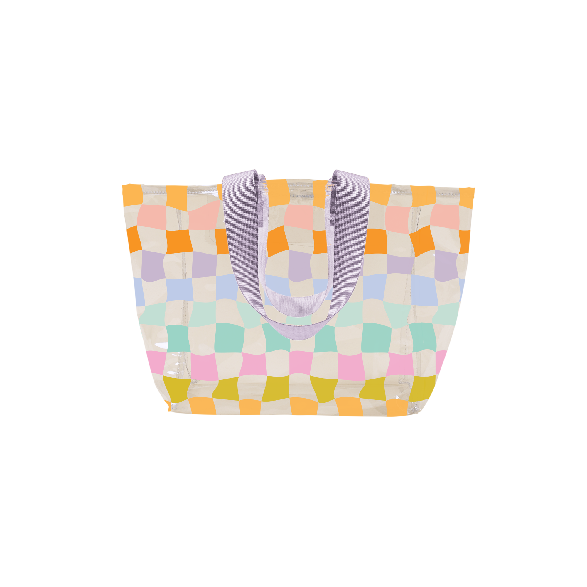 Small All Day Tote - Carnival Checkers